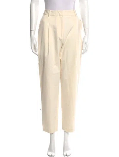 Pre-owned Co Straight Leg Pants In Neutral
