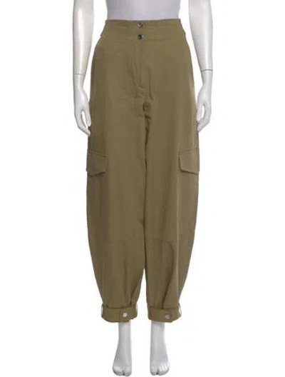 Pre-owned Co Straight Leg Pants In Neutral