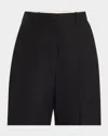 Co Straight Mens-inspired Bermuda Shorts In Black
