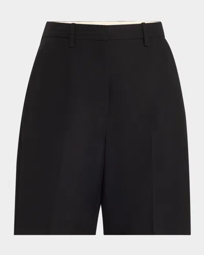 Co Straight Mens-inspired Bermuda Shorts In Black