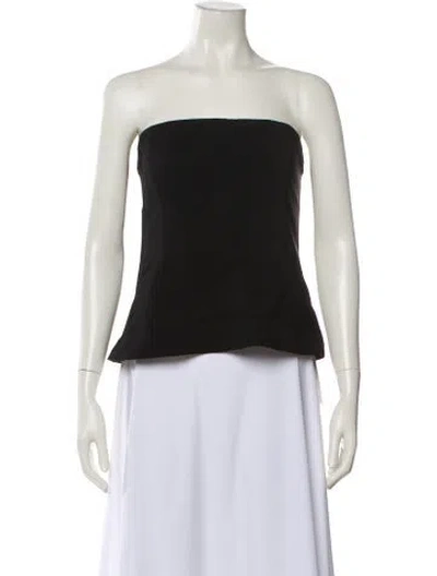 Pre-owned Co Strapless Crop Top