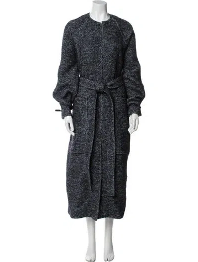 Pre-owned Co Striped At In Blue