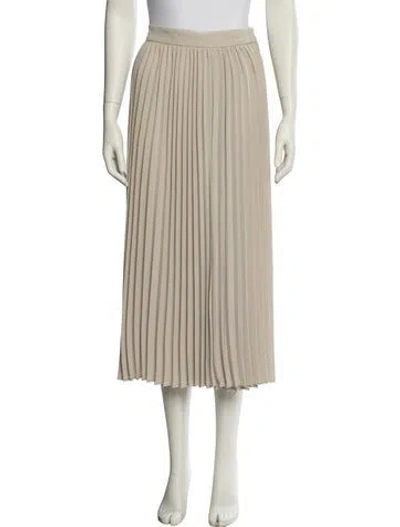 Pre-owned Co Striped Midi Length Skirt In Neutral