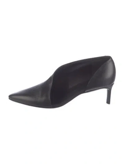 Pre-owned Co Suede Pumps In Black