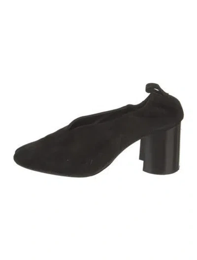 Pre-owned Co Suede Pumps In Black