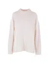 Co Wool Chunky Sweater In Neutral