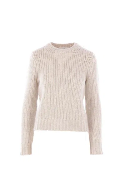 Co Ribbed Sweater In Neutral