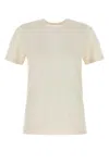 Co Short-sleeve Cashmere-silk Crewneck Sweater In Beige