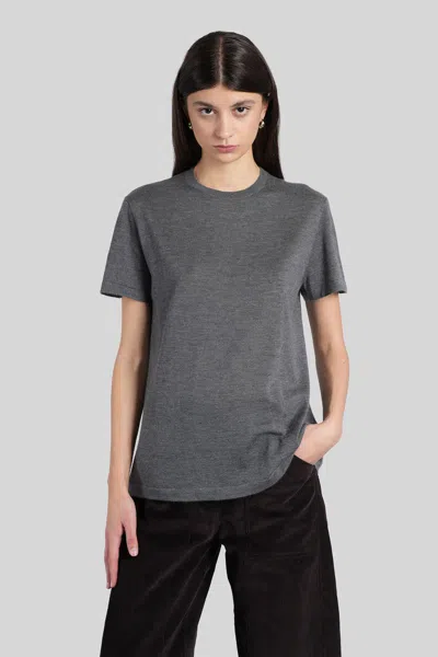 Co T-shirt In Grey Cashmere In Gray
