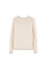 Co Crew Neck Long Sleeve Sweater In Neutral