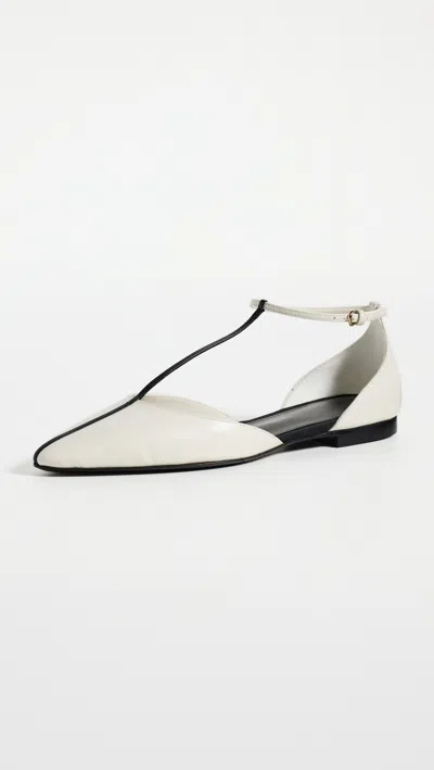 Co T-strap D'orsay Flats Ivory