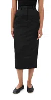 Co Tailored Pencil Skirt Black