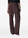 Co Tailored Trousers In Brown