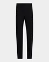 Co Tailored Wool Twill Straight-leg Trousers In Black