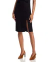 Co Tapered Pencil Skirt In Black