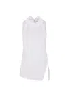 Co High-neck Sleeveless Top In White