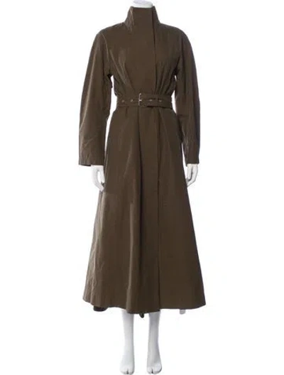 Pre-owned Co Trench At In Green