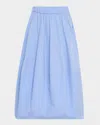 Co Tton Midi Bubble Skirt