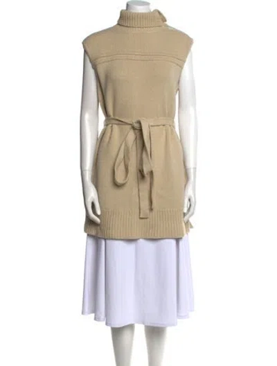 Pre-owned Co Turtleneck Sweater In Neutral