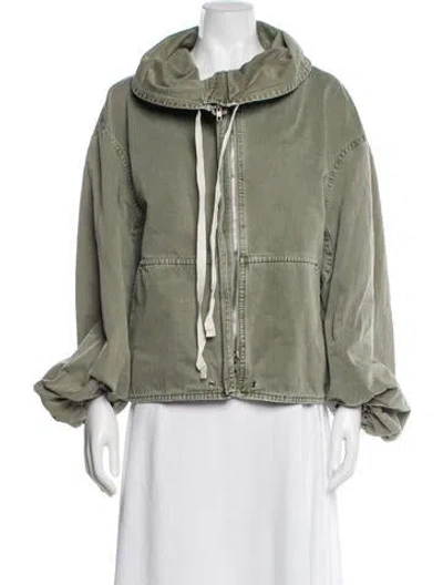 Pre-owned Co Utility Jacket In Green
