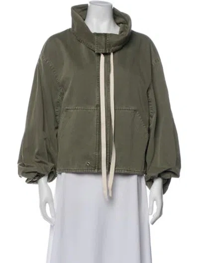 Pre-owned Co Utility Jacket In Green