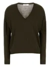 V领羊绒毛衣