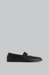 Co Leather Mary Jane Flats In Black