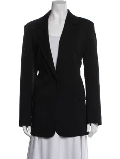Pre-owned Co Virgin Wool Blazer In Black