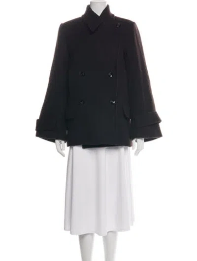 Pre-owned Co Virgin Wool Peaat W/ Tags In Black