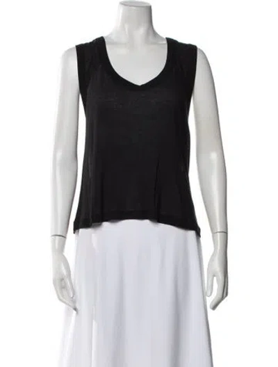 Pre-owned Co V-neck Sleeveless Top W/ Tags In White