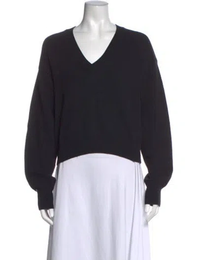 Pre-owned Co V-neck Sweater In Black