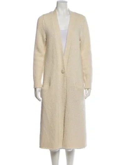 Pre-owned Co V-neck Sweater In Neutral