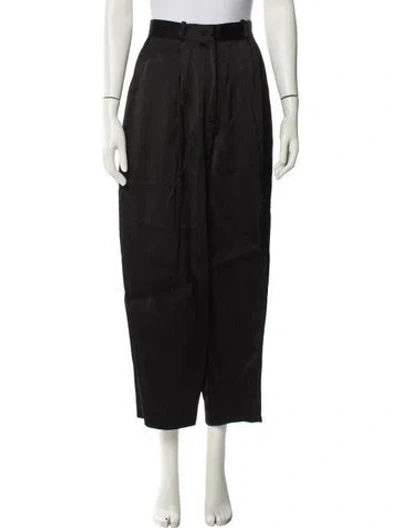 Pre-owned Co Wide Leg Pants In Black