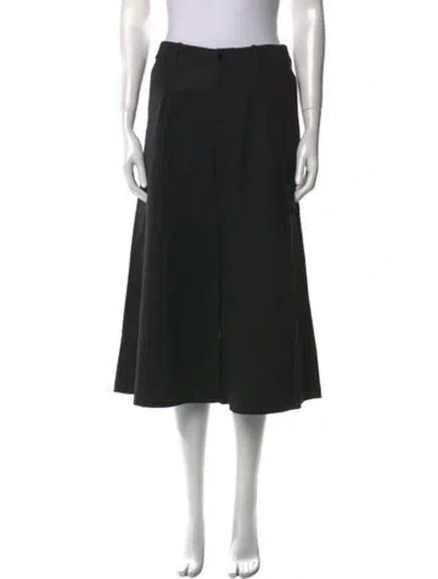 Pre-owned Co Wide Leg Pants In Black