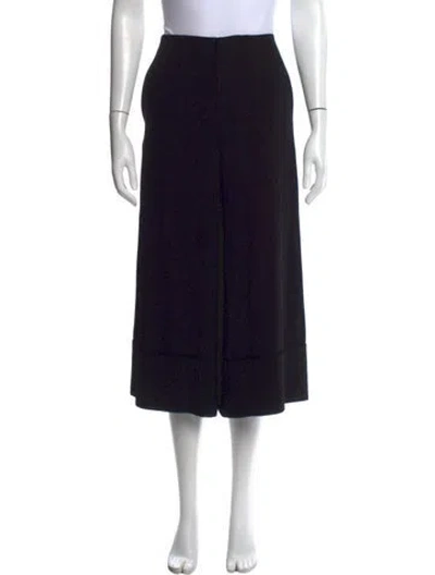 Pre-owned Co Wide Leg Pants In Black