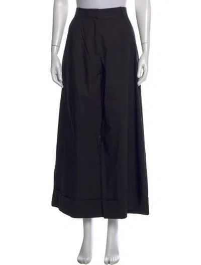 Pre-owned Co Wide Leg Pants In Black