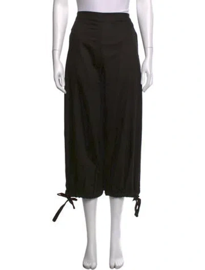 Pre-owned Co Wide Leg Pants In Black