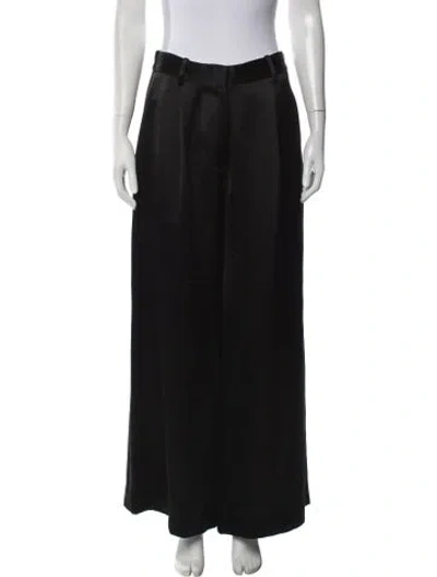 Pre-owned Co Wide Leg Pants In Black