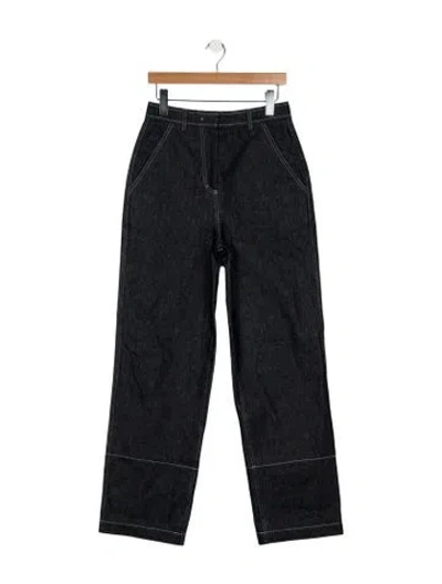 Pre-owned Co Wide Leg Pants In Blue