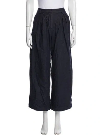 Pre-owned Co Wide Leg Pants In Blue