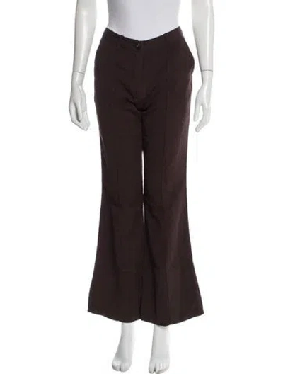 Pre-owned Co Wide Leg Pants In Brown