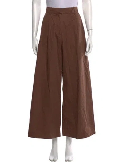 Pre-owned Co Wide Leg Pants In Brown