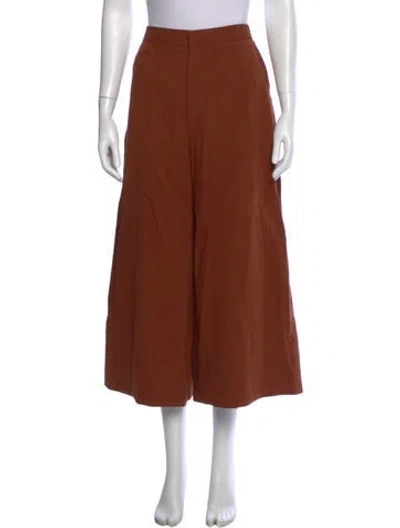 Pre-owned Co Wide Leg Pants In Brown