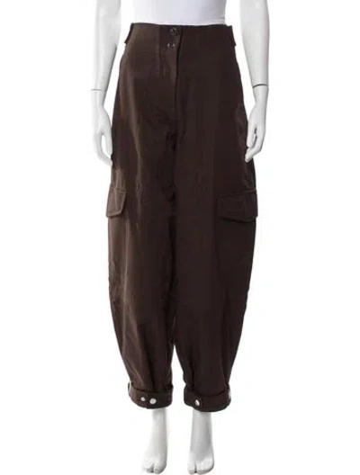 Pre-owned Co Wide Leg Pants In Brown