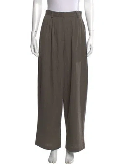Pre-owned Co Wide Leg Pants In Gray