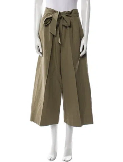 Pre-owned Co Wide Leg Pants In Green