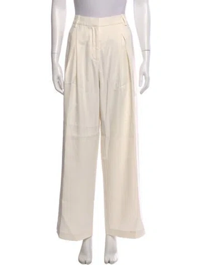 Pre-owned Co Wide Leg Pants In Neutral