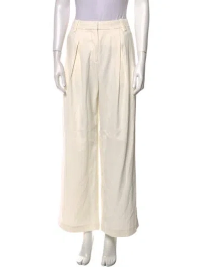 Pre-owned Co Wide Leg Pants In Neutral
