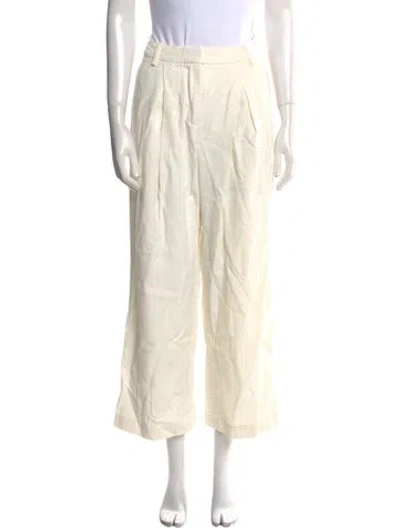 Pre-owned Co Wide Leg Pants In Neutral