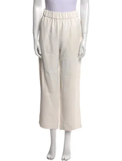 Pre-owned Co Wide Leg Pants In Neutral